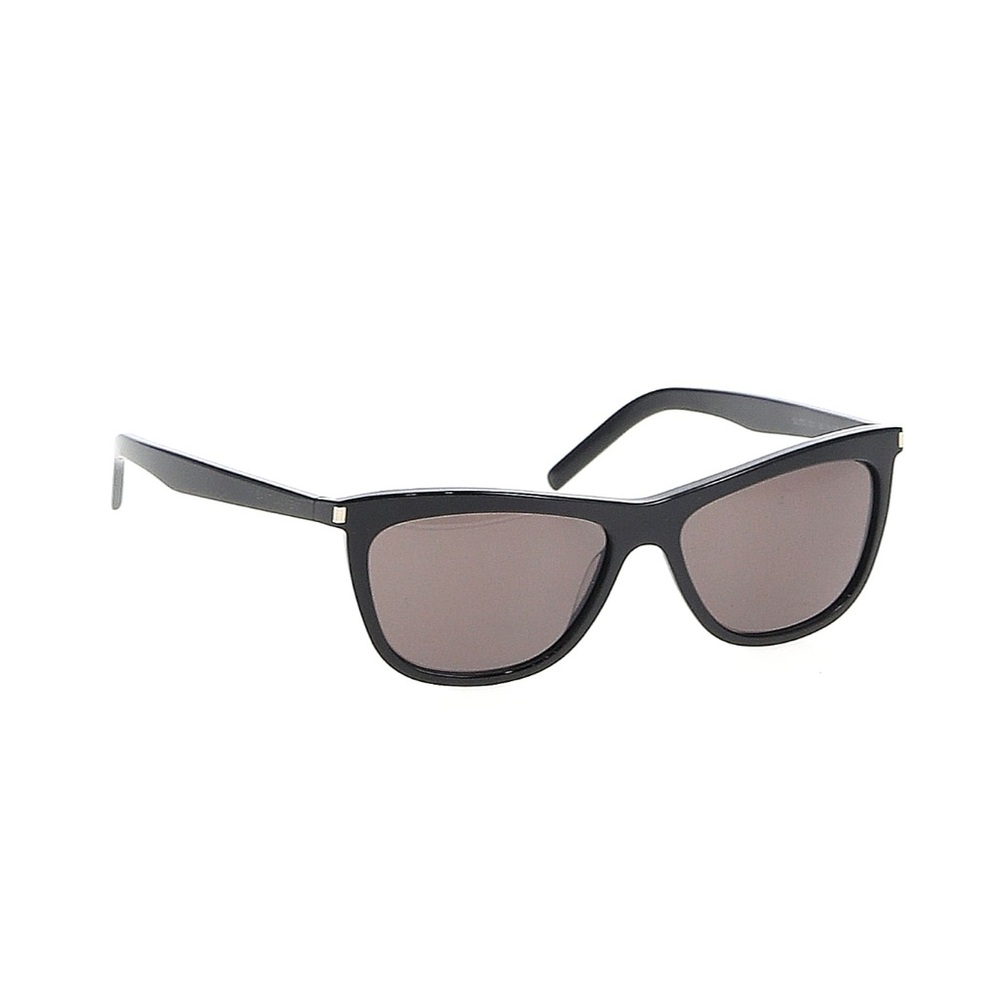 YSL Saint Laurent sunglasses black cat eye rectangle frame new condition